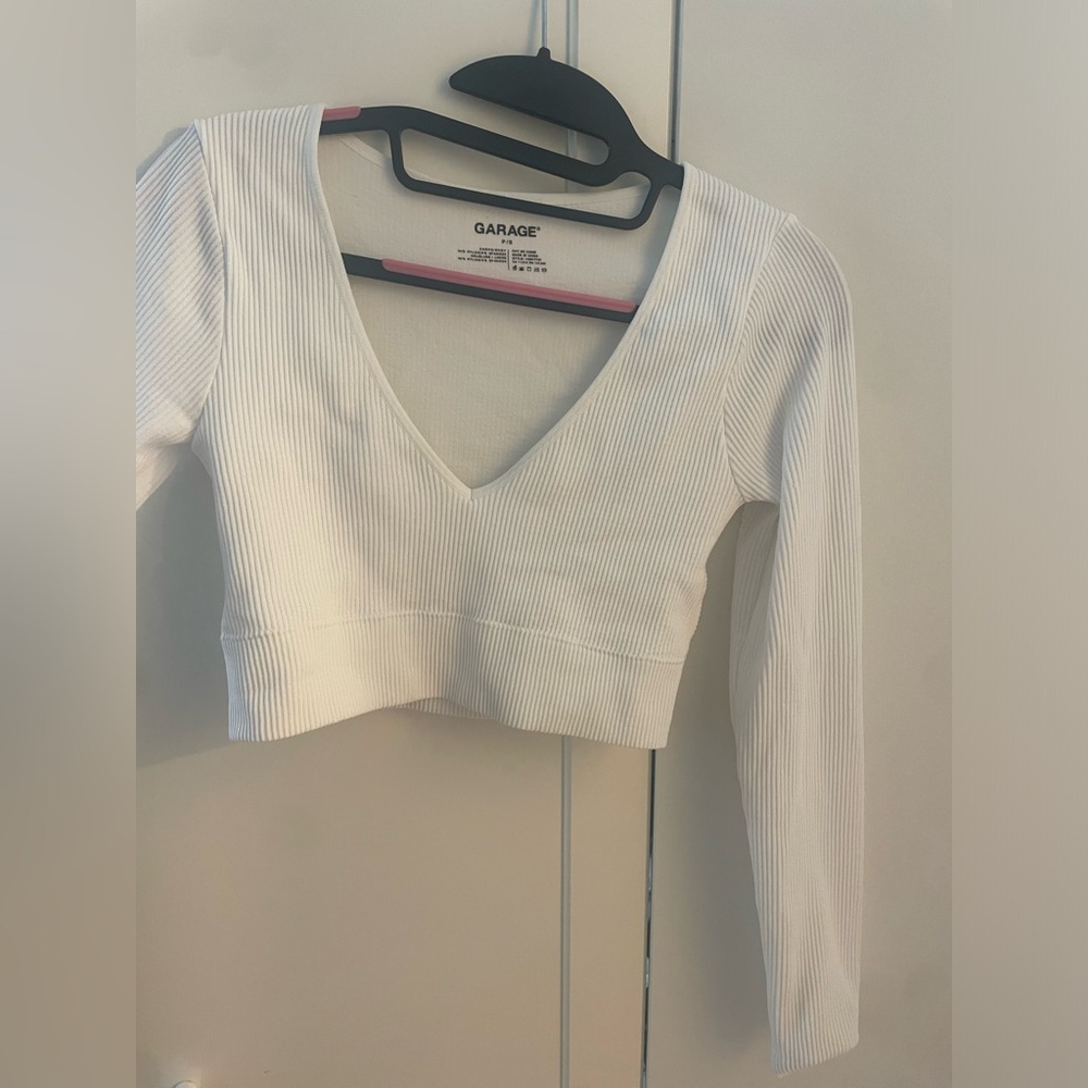 Garage V-Neck Top